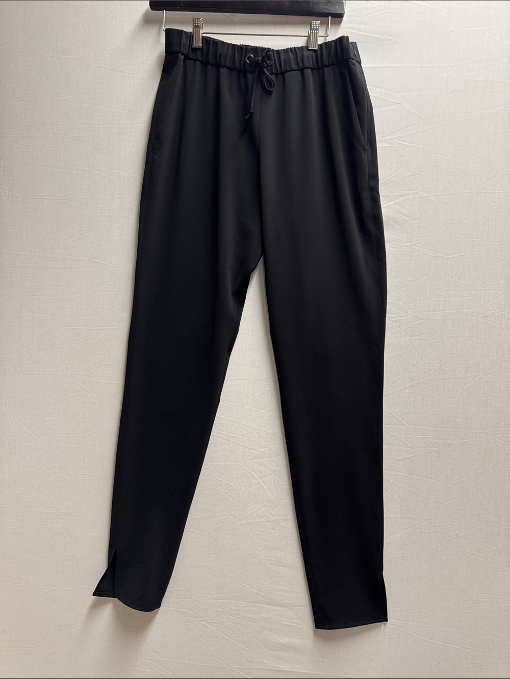 Akris Punto Black Drawstring Casual Pants